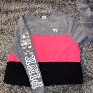 VS PINK crew neck sweatshirt.